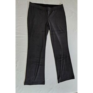 Juicy Couture Velour Logo Sweatpants Black Stretch Women's Polyester Spandex L